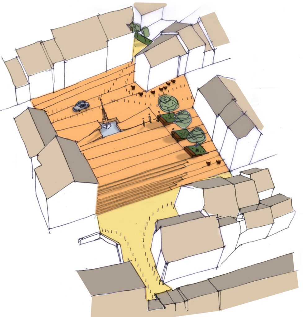 Altkirch réaménagement de la place de la République