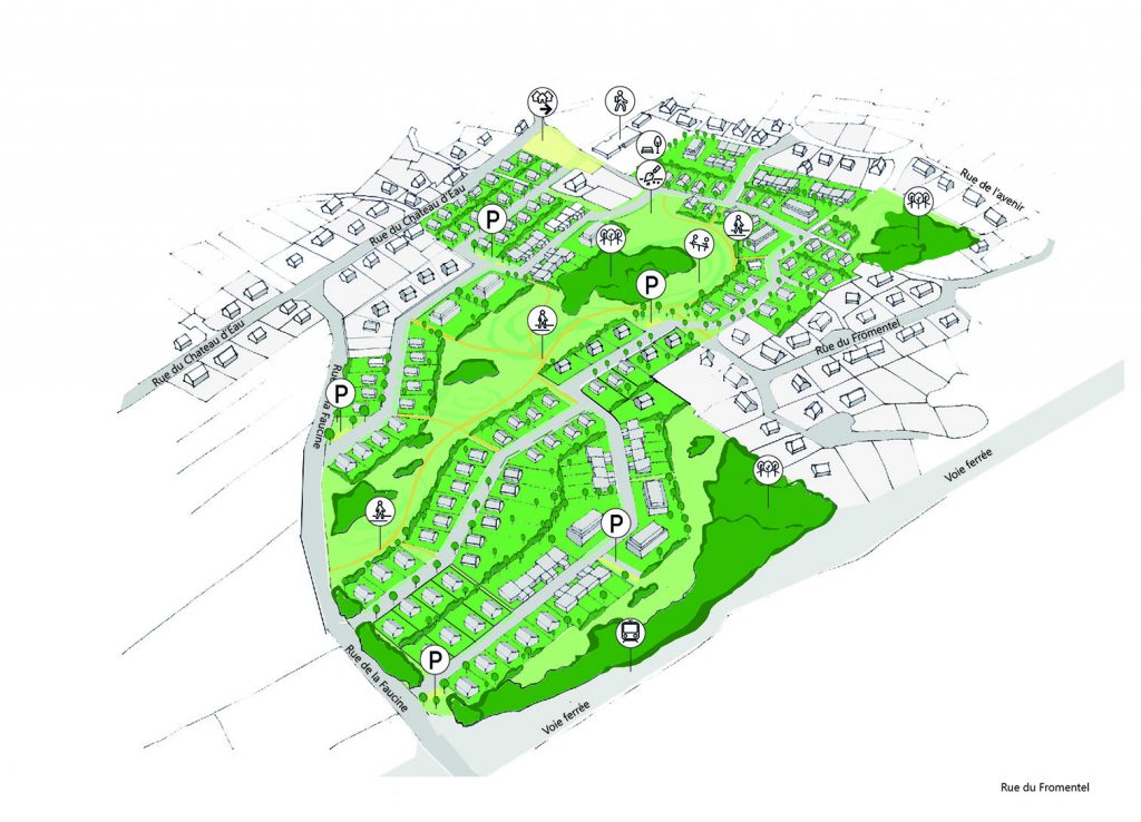 Aménagement en extension urbaine à but majoritaire d’habitat à Saint-Vit