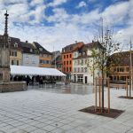 Place de la république à Altkirch (68)