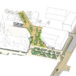 Réaménagement des abords de la médiathèque Nord à Schiltigheim (67)