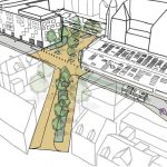 Réaménagement des abords de la médiathèque Nord à Schiltigheim (67)