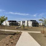 Chantier du Jardin Soeur Emmanuelle dans la ZAC des Coteaux de la Seille à Metz (57)