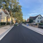 Réaménagement de la rue du Hohwald à Barr (67) chantier en cours
