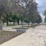 Réaménagement de la place Hauger à Mulhouse (68) chantier en cours