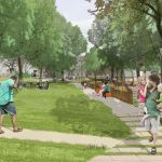 Réaménagement de la place Hauger à Mulhouse (68)